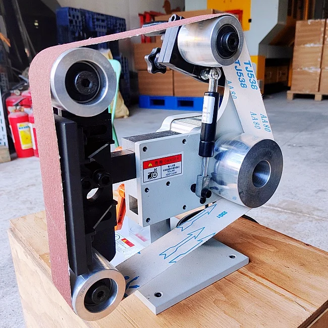 Mini Multifunctional Belt Sander-High Speed Electric Grinding Polishing Machine High-Accuracy Motor for Metal Wood Deburring