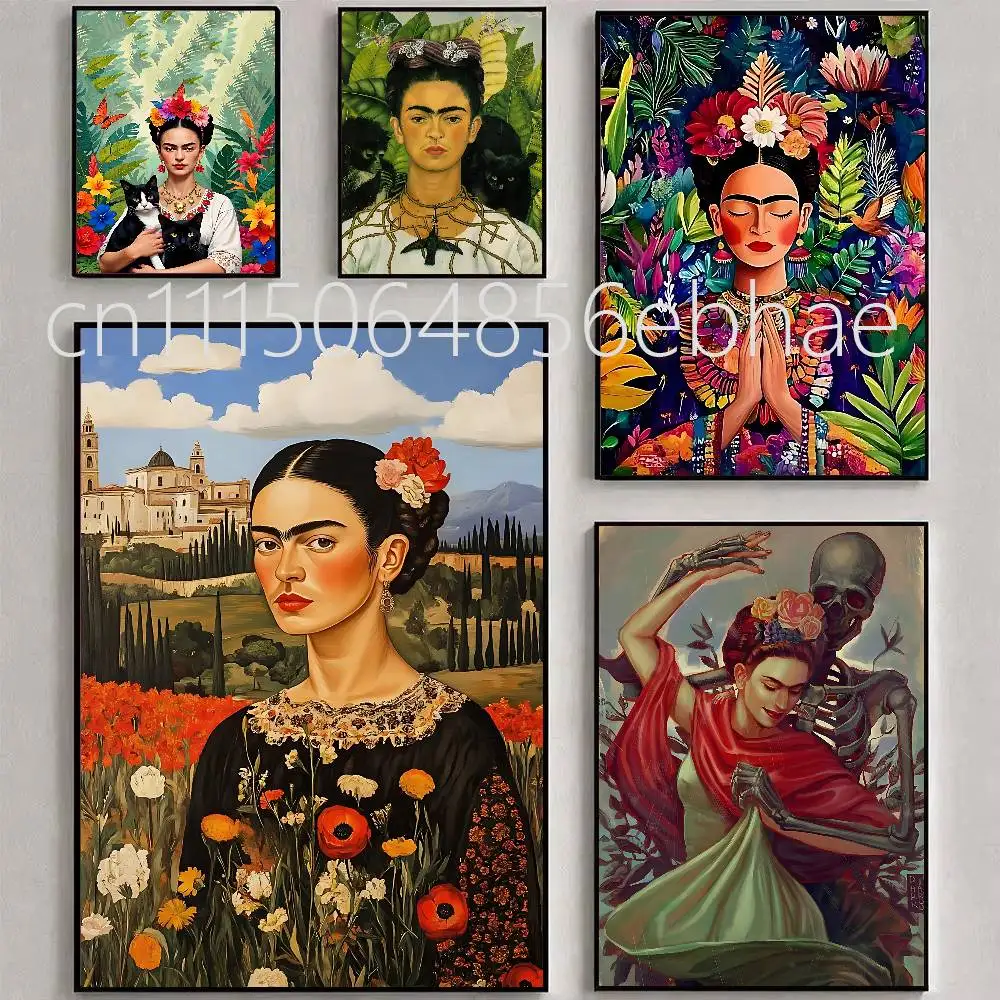 FOR Frida Kahlo Poster Classic poster and wall art prints are suitable for living bedroom and home