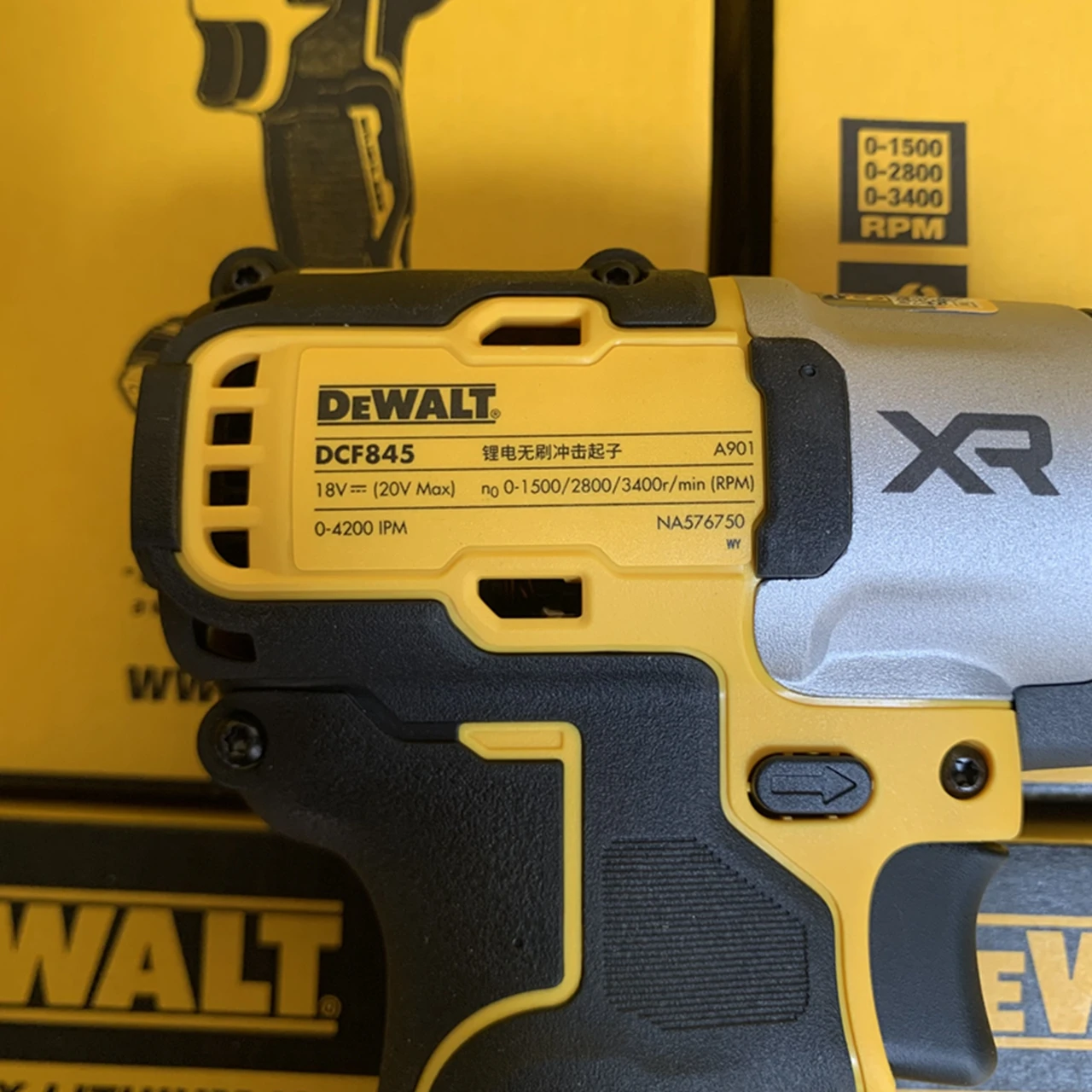 Dewalt dcf845 bürstenloser schnur loser 3-Gang-Aufprall 1/4 in. Treiber 20V Lithium Elektro werkzeuge 206nm