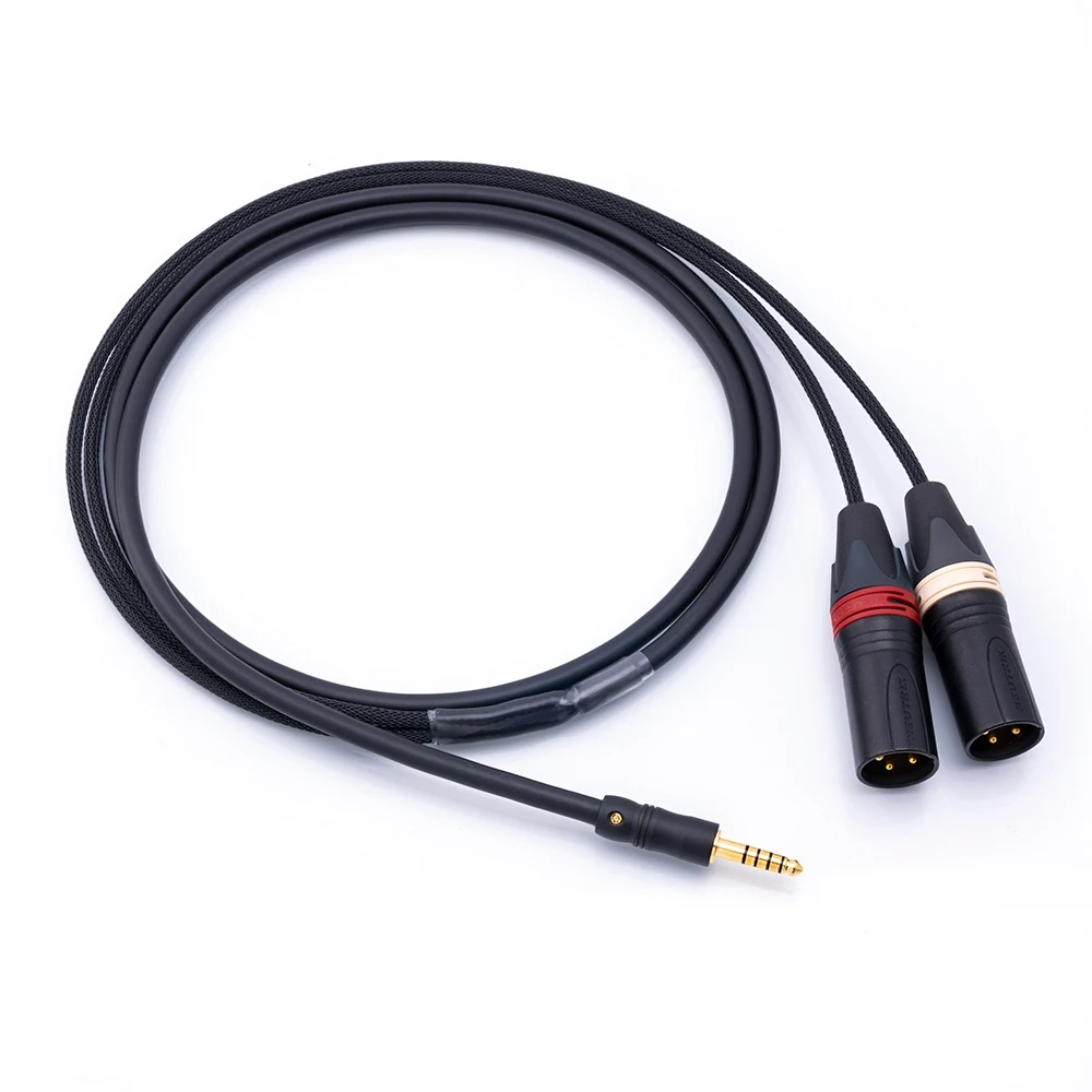 ■ Japan Mogami 2534 HIFI Balance 4,4 mm do 2 XLR męskich 3-pinowych kabli audio | Złota wtyczka Neutrik | Dla Mp3 pha2a wm1a 1z zx300a