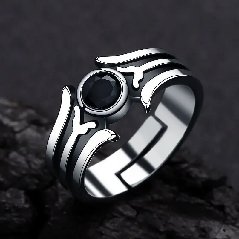 Anime Sword Art Online Ring Kirigaya Kazuto Cosplay Unisex Custom fashion Rings Party Prop Jewelry Accessories