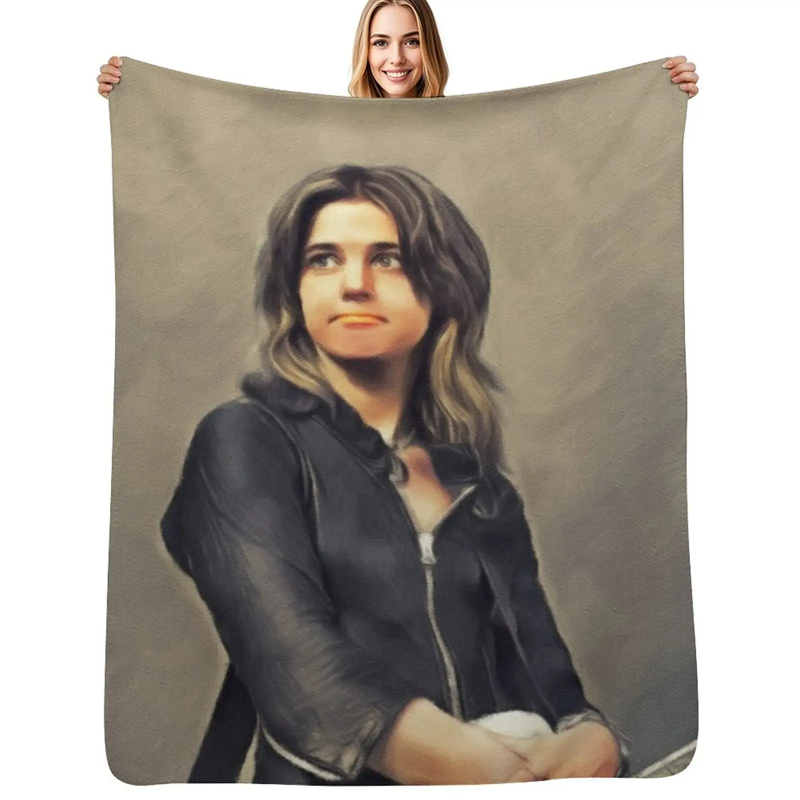 

Suzi Quatro, Music Legend Throw Blanket Weighted Extra Large Throw Sleeping Bag blankets and throws Blankets