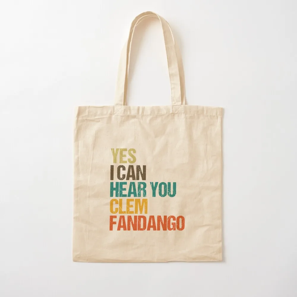 

Yes I Can Hear You Clem Fandango Retro Vintage Tote Bag eco pack large tote bag Big bag Canvas Tote