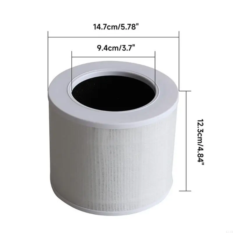 K1AD 소형 공기 청정기 필터 아로마 테라피 스페이서 부품 교체 패드