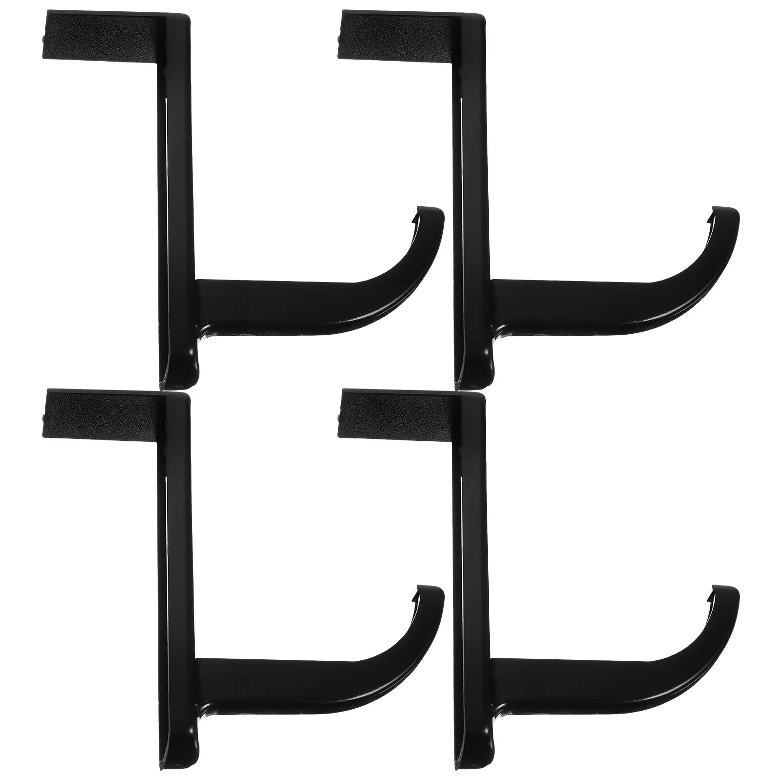 4Pcs Earphone Hook Stand Holder Sturdy Plastic Headphone Hanger for Pc Monitor Desk Cable Organizer Headset Storage Rack