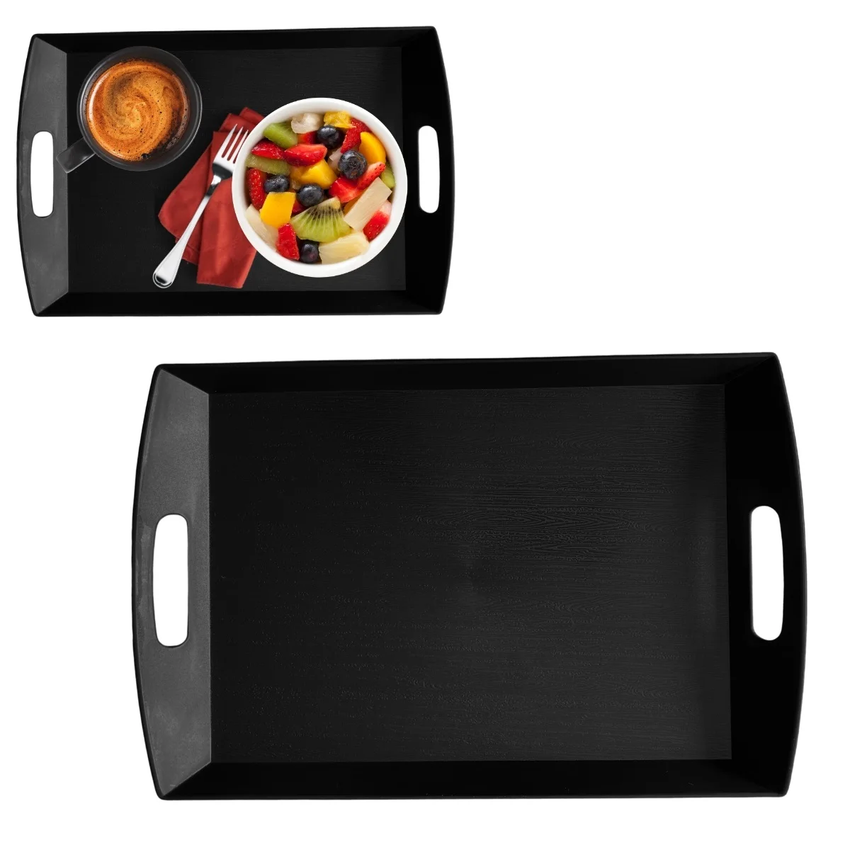 Rectangular Tray For Serving Coffee Hotel Buffet 36cm