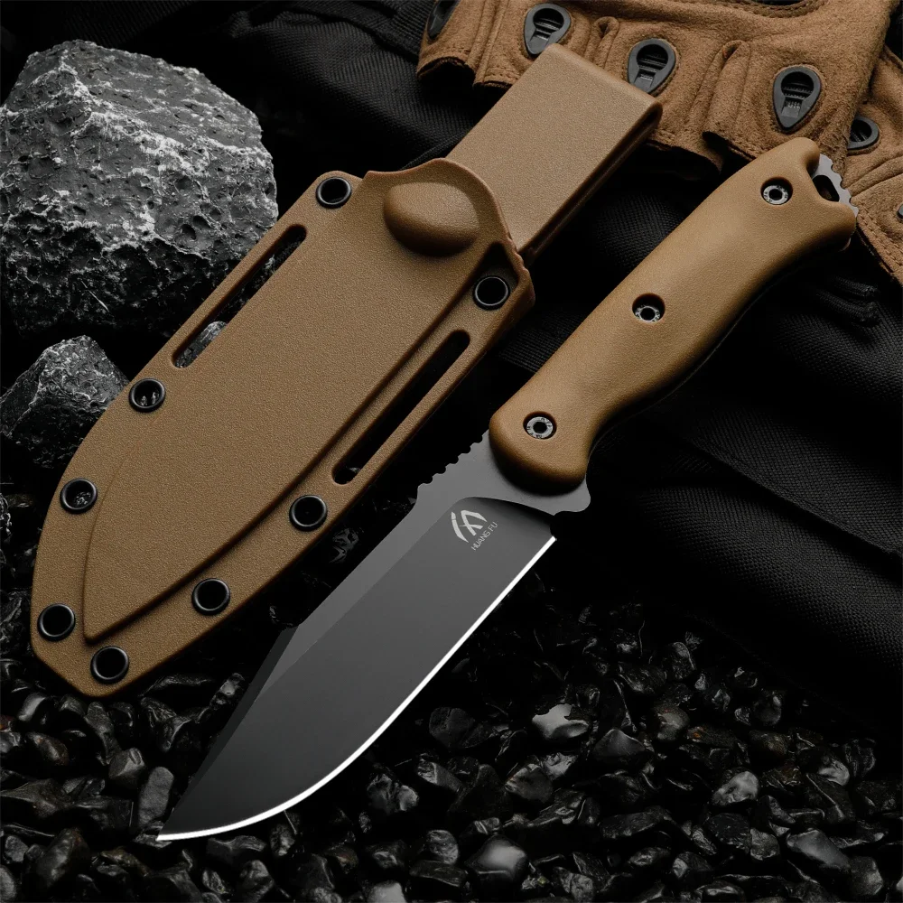 High quality multifunctional fixed blade - outdoor camping, rescue, and emergency survival knife, men's gift