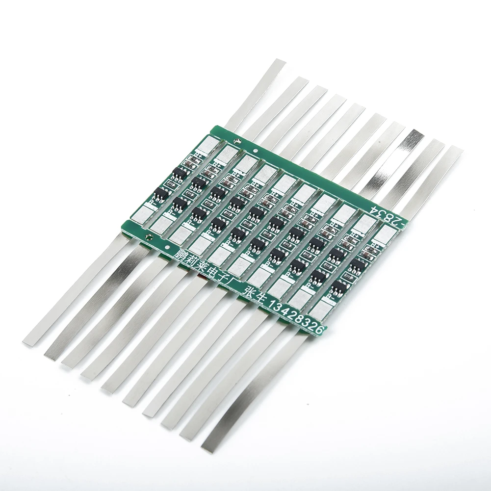 10pcs 3A Protection Board Kit For 3.7V 18650 Li-ion Lithium Battery W/ Solder Be JB 28x3mm Over Discharge Protection 4.275±0.025