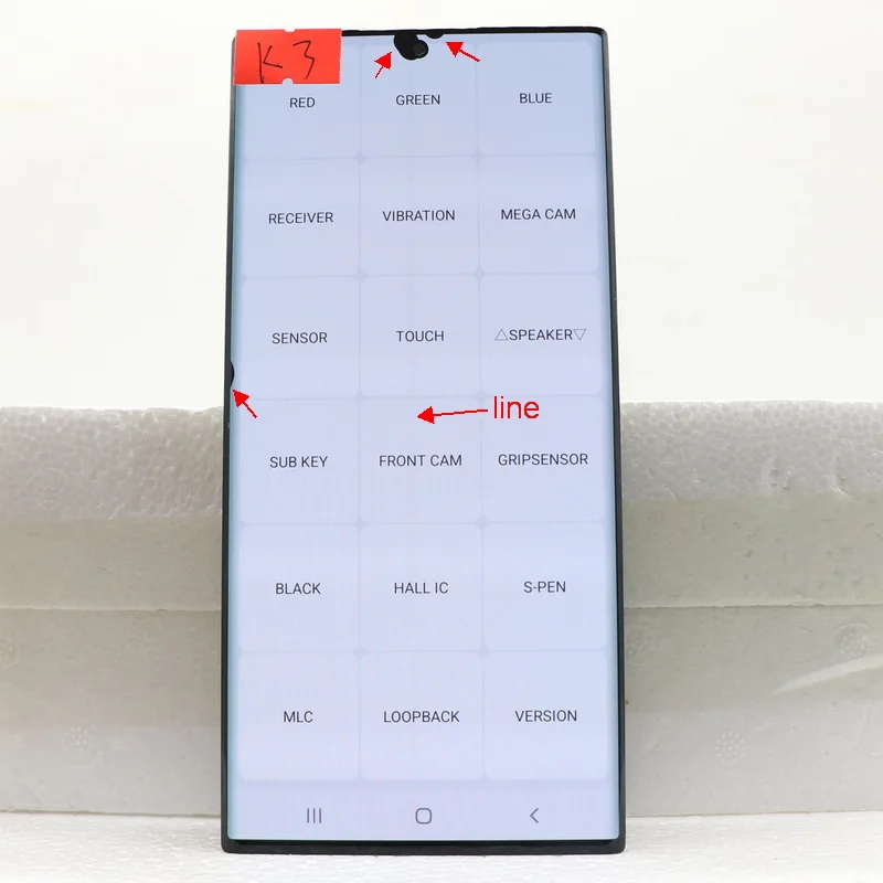 AMOLED LCD do Samsung S22 Ultra 5G LCD S908 wyświetlacz LCD ekran dotykowy Digitizer zgromadzenie pojedyncza sprzedaż wada — zdjęcie produktu 4