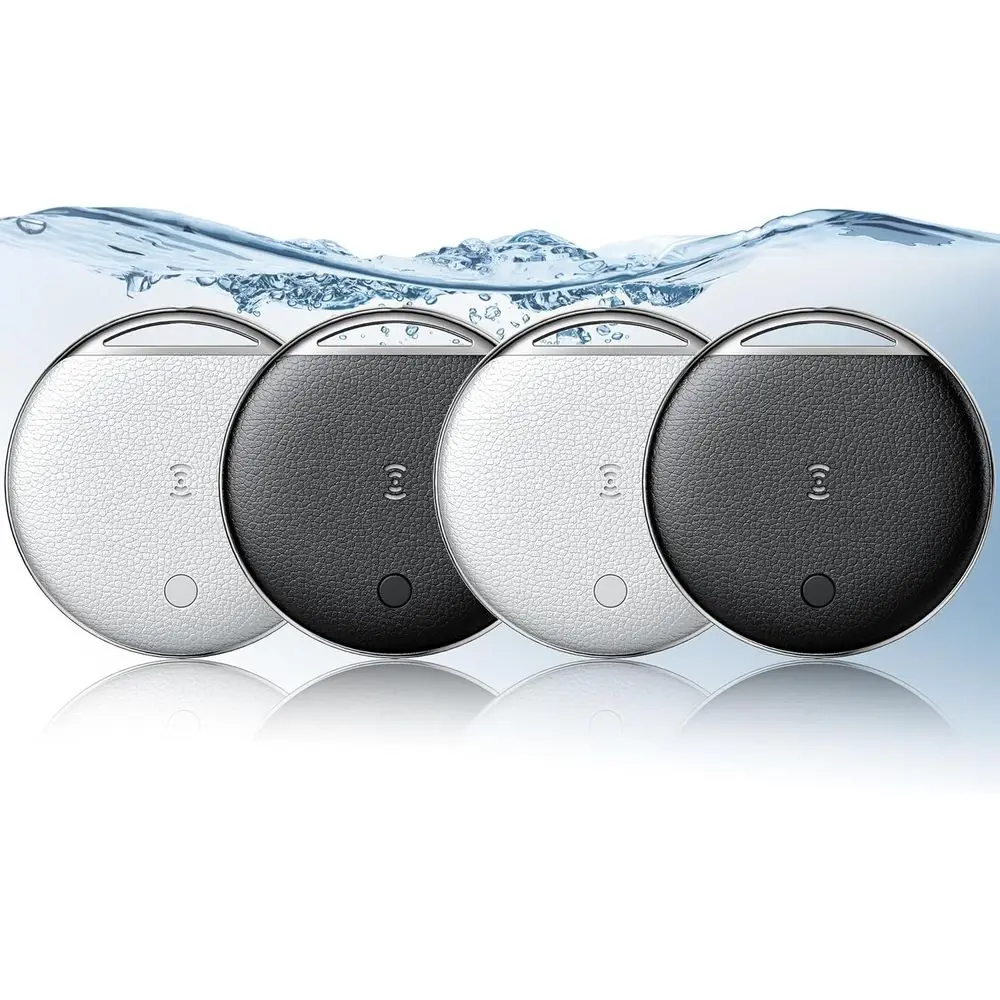 

4-Piece Smart Tracker Set, Waterproof Bluetooth Tags for iOS, Replaceable Battery, Ideal for Luggage, Backpacks, Keys