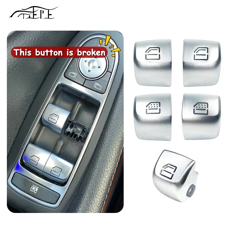 

For Mercedes Benz W222 S Class 2014-2020 Car Window Switch Trunk Button Control Lift Glass Cap Cover Accessories Parts2139051505