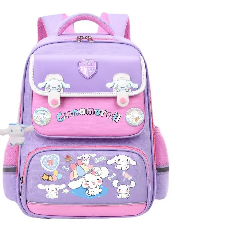 Sanrio New Cinnamoroll Babycinnamoroll Student Schoolbag Cute Cartoon Casual Large Capacity Lightweight Double-Shoulder Backpack