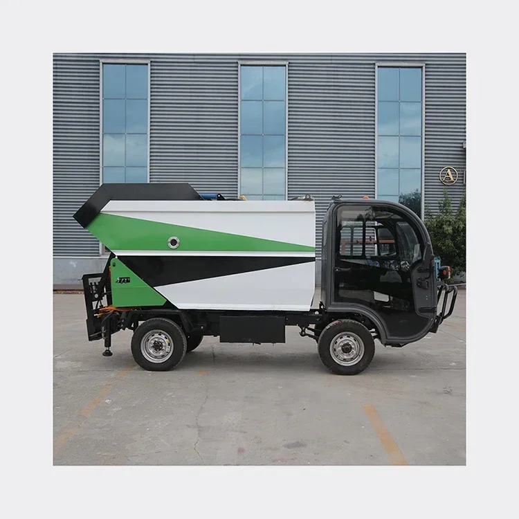 YANO Easy Operation Multifunction Refuse Collector Truck big electric 4 wheels rubbish truck