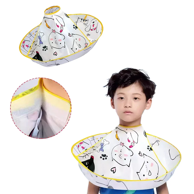 أطفال قص الشعر ثوب تصفيف الشعر المئزر عباءة الحلاق المئزر تصفيف الشعر قص الشعر كيب مظلة أدوات قص الشعر الرأس #4