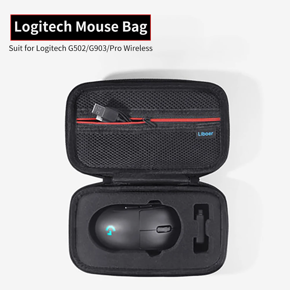 Custodia per Logitech Gaming Mouse custodia impermeabile antiurto per Logitech G502/G903/PRO WIRELESS