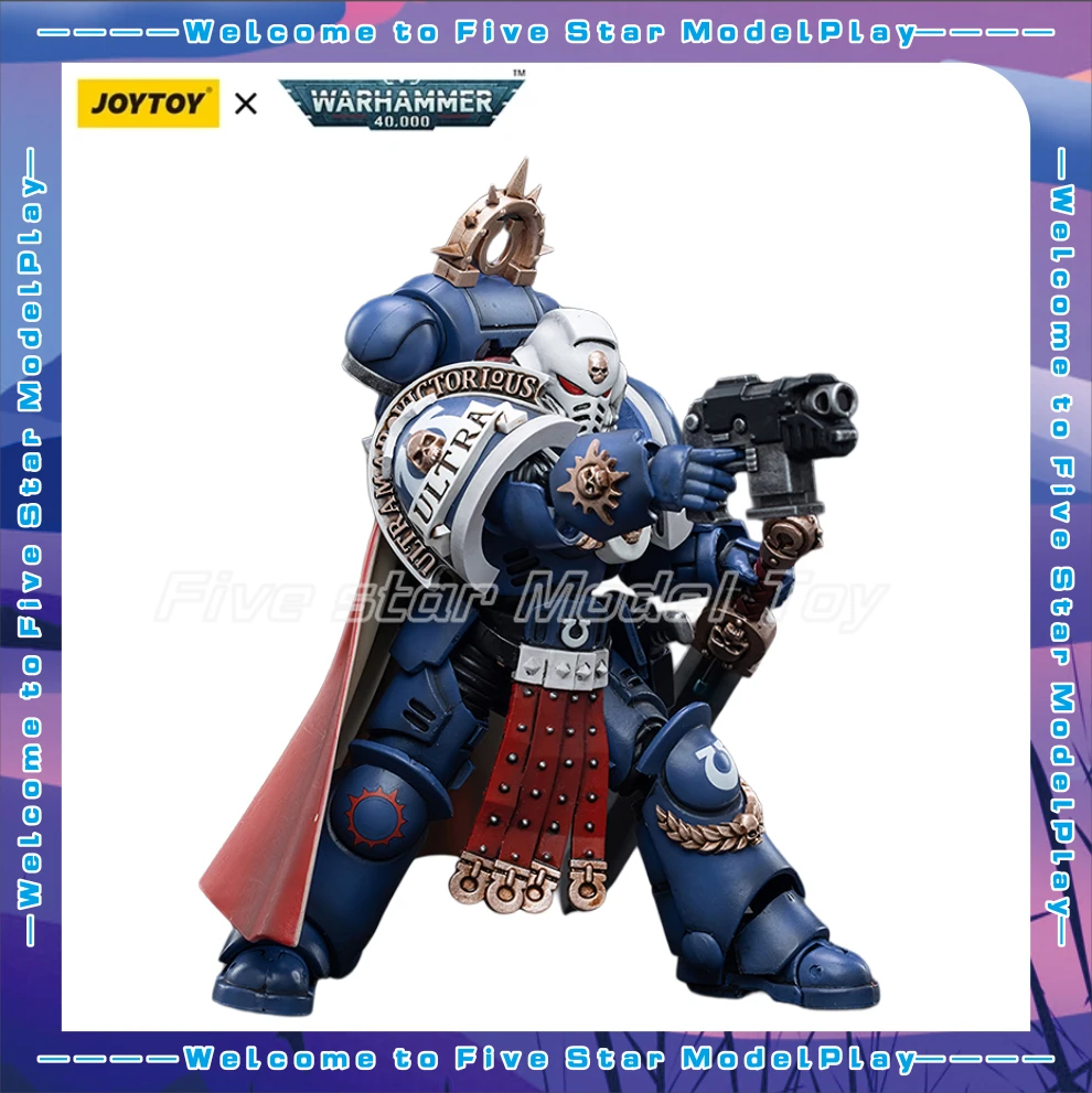 

【FS】JOYTOY Warhammer 40K Scale 1/18 Action Figures Ultramarines Primaris Captain Models Toys Gifts