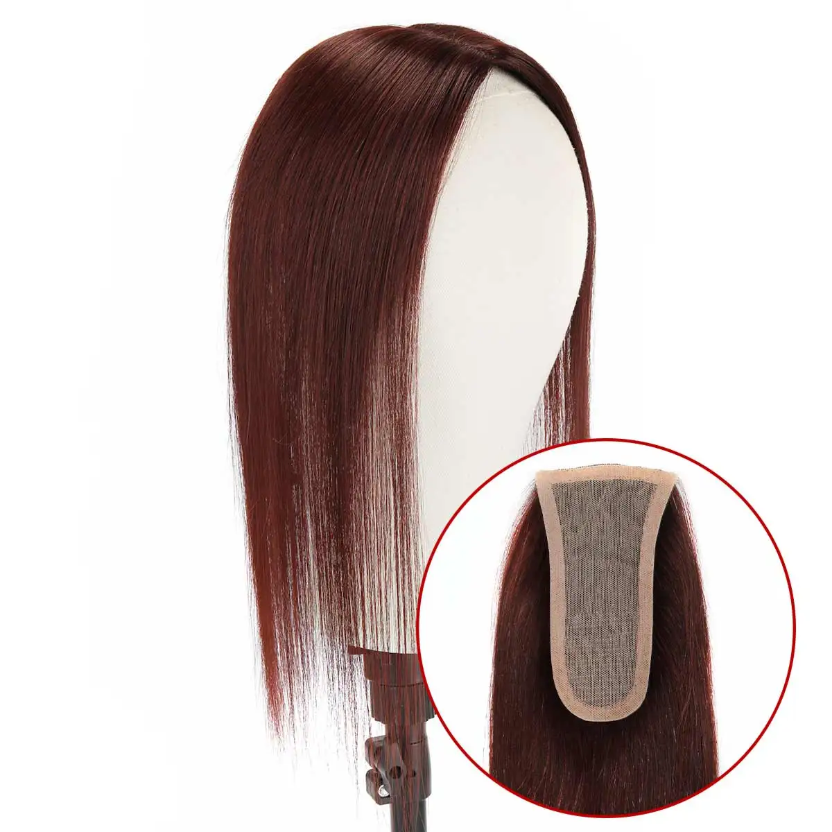 

TUW23 Silk Hair Systems for Women Human Hair Pieces for Women Human Hair Toppers for Hair Loss Women Natural Looking Hair Topper