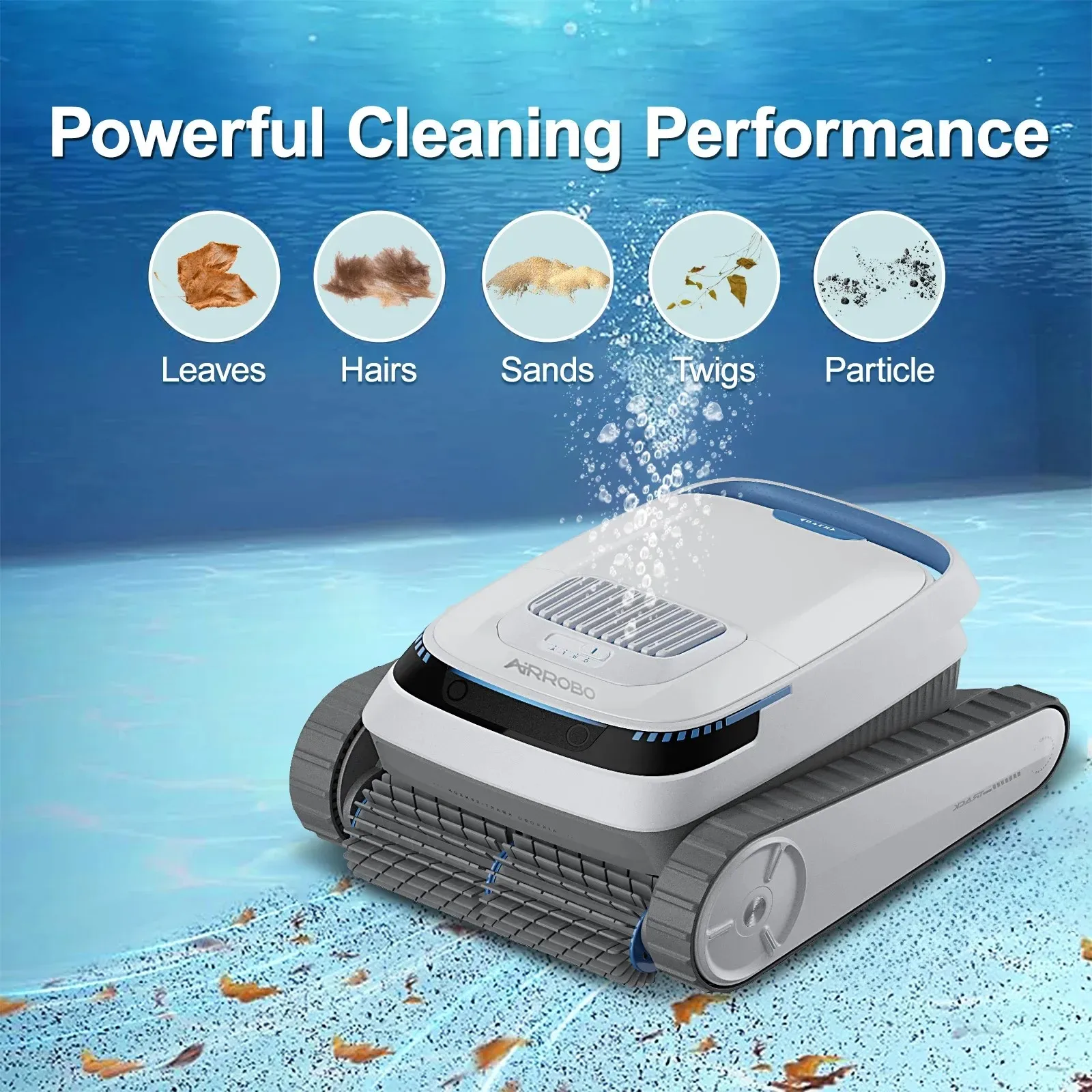 Cordless Swimming Pool Robot Automatic Climbing Wall Robotic Smart Underwater Pool Robot Cleaner