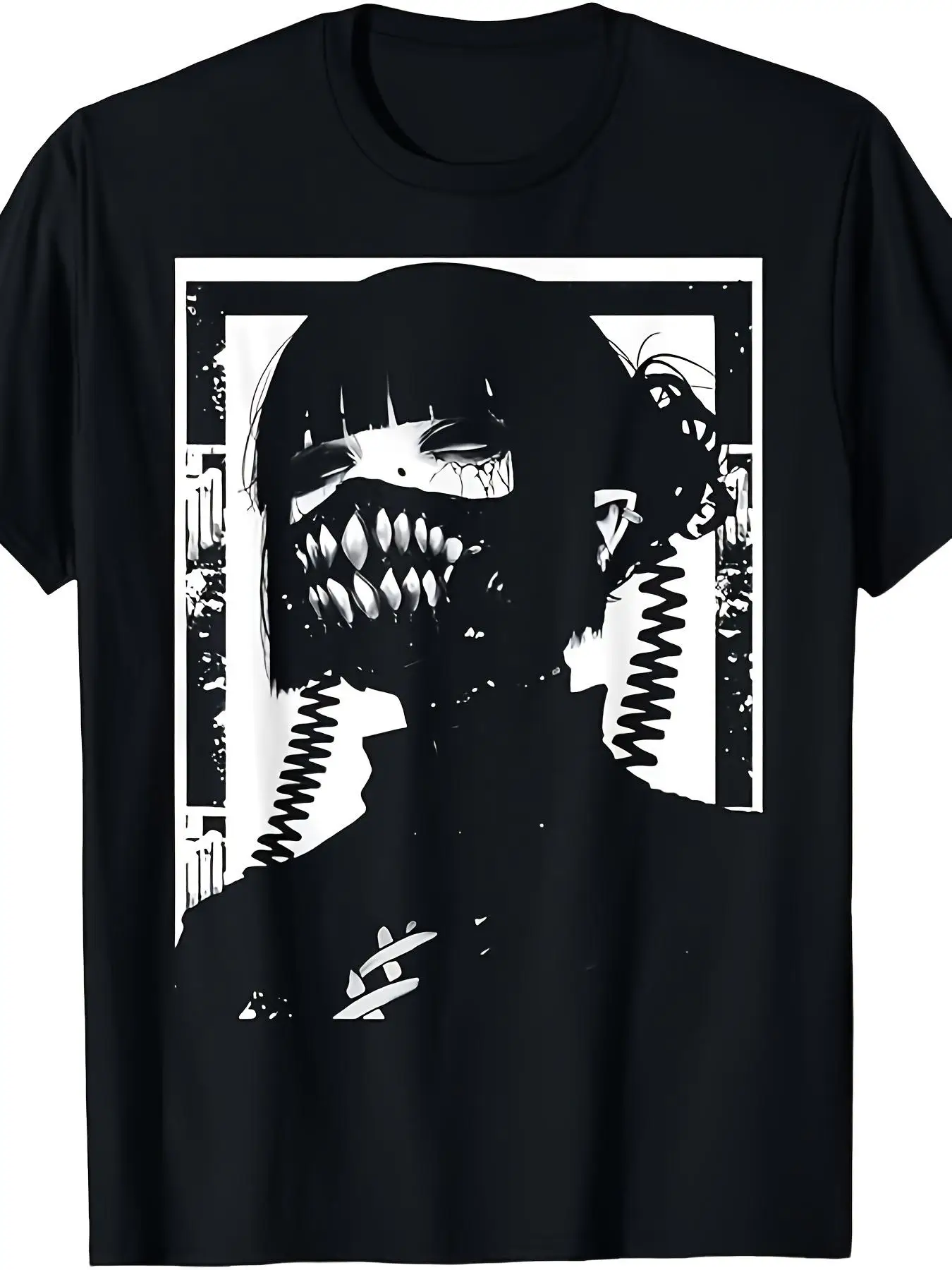 Men's & Women's Japanese Horror Anime Manga Creepy Kawaii Goth Unisex Unisex T-Shirt, Soft, All Season Casual Streetwear Essential, All-Match All Season Style