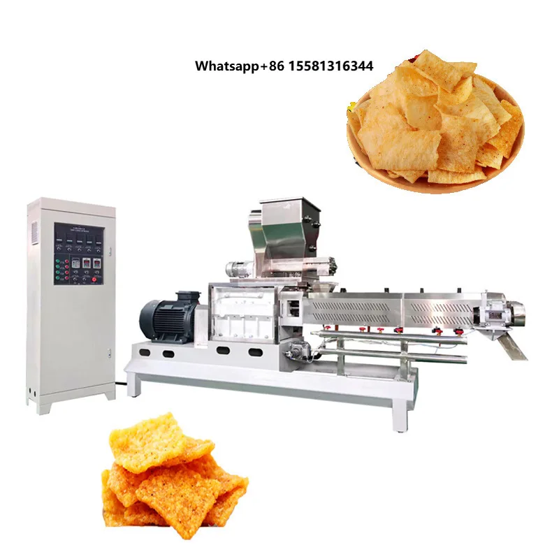 New Stainless Steel Xi'an Small Twisted Doughnut Equipment Deep-Fried Extrusion Puffing Machine