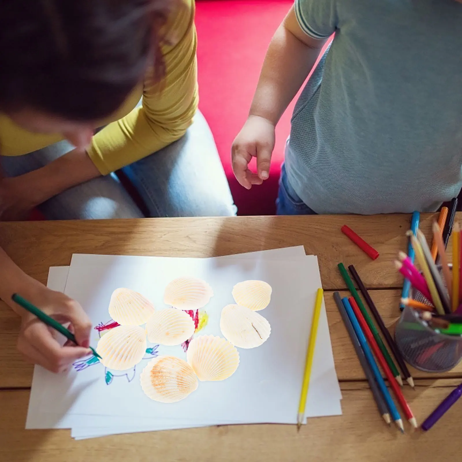 

10Pcs Seashell Decorations Sea Shells for Crafting Kid DIY Fish Tank Decoration Beach Shells Party Favors