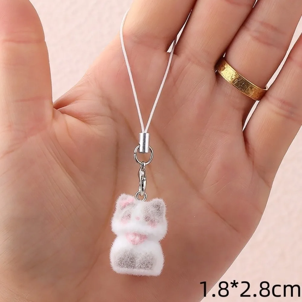 New Cartoon Cat Keychain INS Cute Keyring Bag Pendant Gift