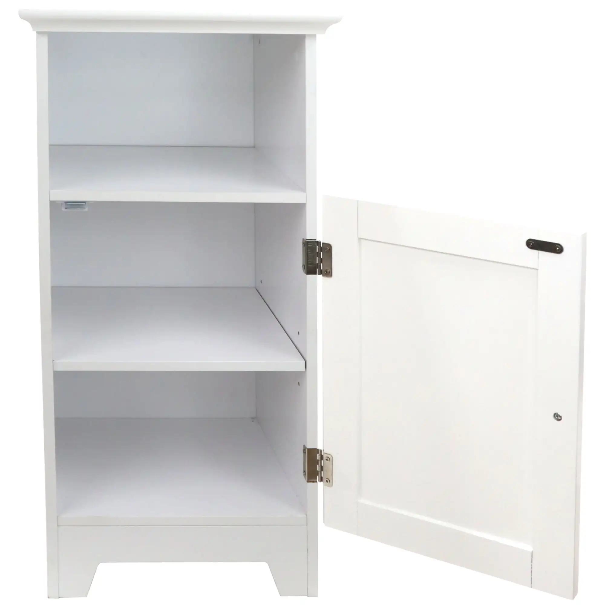 Single Door Cabinet 13.25W x 11.75D x 27.75H, White