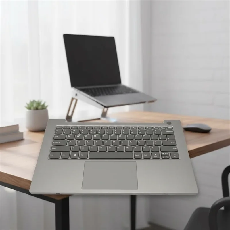 

Корпус верхней части клавиатуры (пальмрест) US English Mineral Gray для Lenovo ThinkBook 14 G2 G3 ITL ARE ACL 5CB1B02655