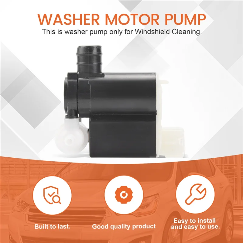 

A77T-98510-2V100 Windshield Washer Pump For 2013-2016 Hyundai Santa Fe 2012-2016 Hyundai Veloster Washer Fluid Pump