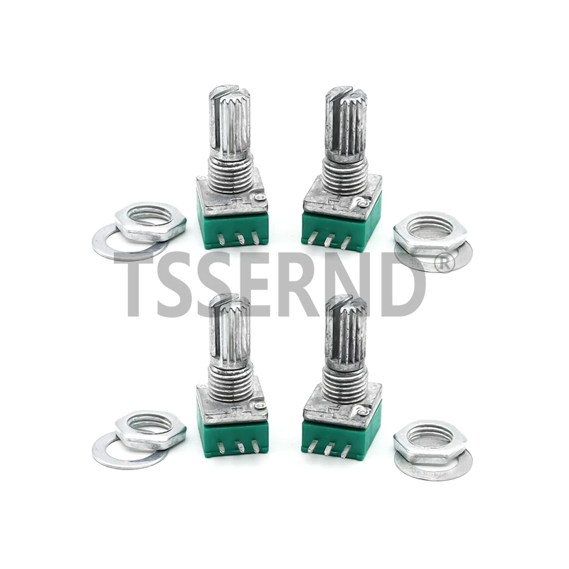 5 Stücke Potentiometer Industrieschalter RK097 RK097N 3Pin B1K 5K 10K 20K 50K 100K 500K Schalter Audio Welle 15mm Verstärker Abdichtung