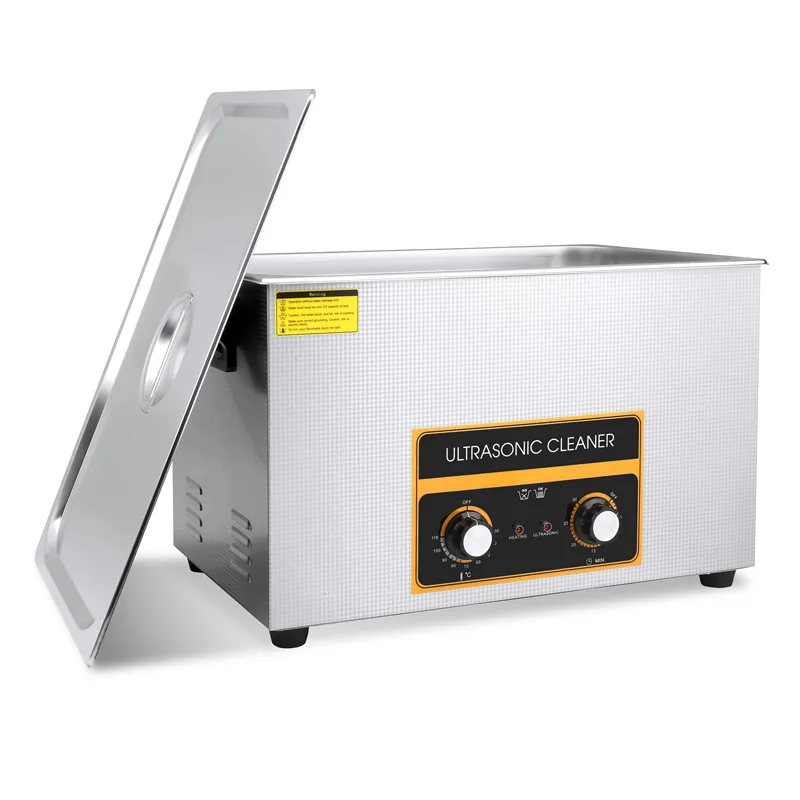 منظف بالموجات فوق الصوتية الصناعية 30L حمام غير قابل للصدأ 600 واط آلة التنظيف بالموجات فوق الصوتية مختبر الأسنان أدوات بصرية غسالة صحون #3