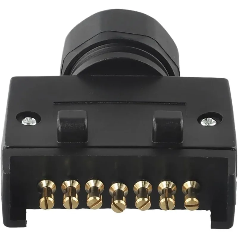 1 قطعة 7 دبوس الاتحاد الأفريقي شقة التوصيل سحب موصل ل قافلة مقطورة المقبس قارب سريعة صالح موصل الخارجي اكسسوارات السيارات #1