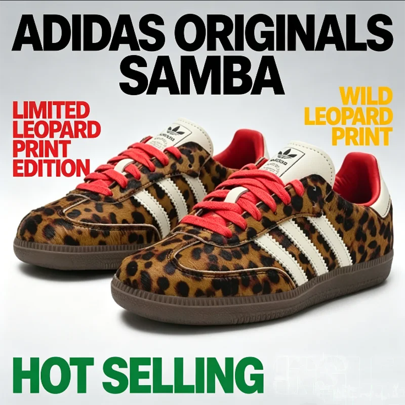 

Adidas new Women Samba OG Trefoil Low Top Casual Retro Fashion Sneakers Comfortable Walking Sports Shoes JI2734
