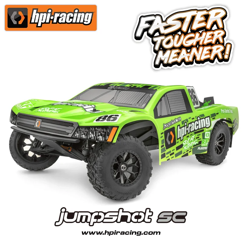 Auto RC 1/10 HPI 160261   Jumpshot SC V2 Trazione posteriore RTR Camion corto telecomandato Modello di simulazione Rc Crawler Boy Toy