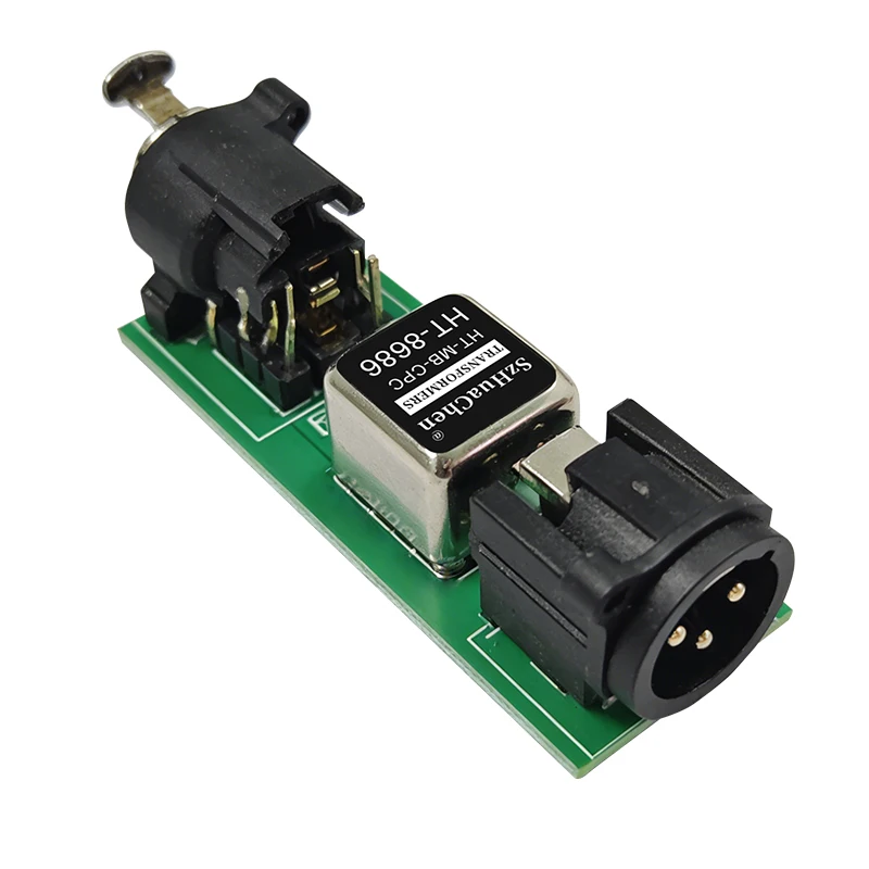 1 PCS Professional 6.35mm XLR Audio Isolator Noise Filter Eliminator Common Ground Suppressor for PC Home Audio System