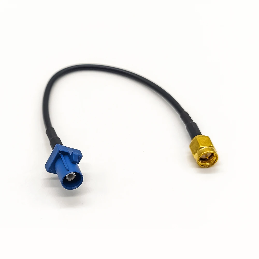20 Pieces FAKRA C-Code Male to SMA Male Straight Vehicle Cable Adapter RG174 15 cm