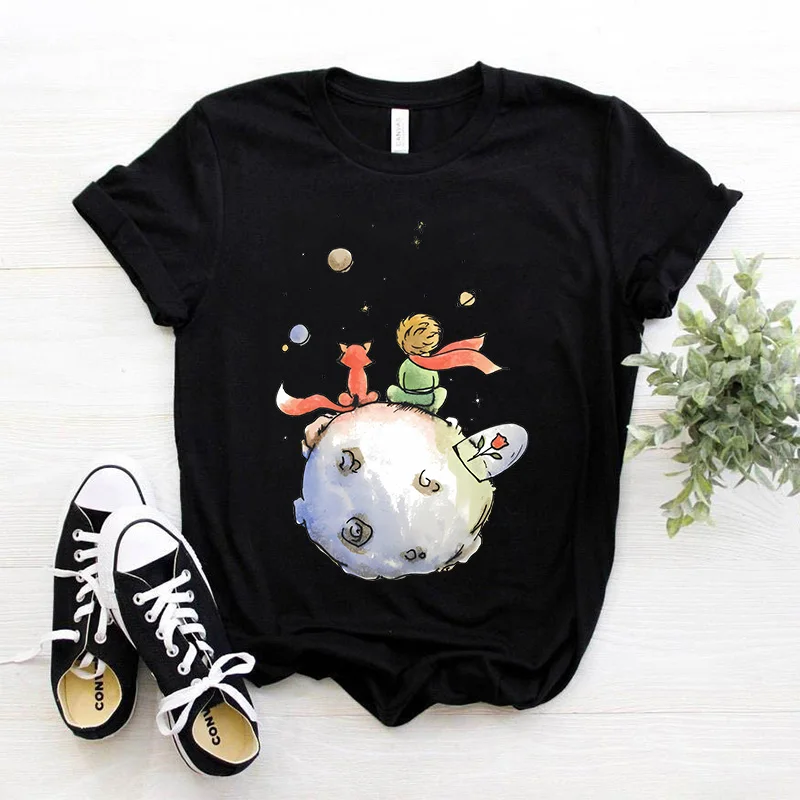 

2026 New funny the Little Prince t shirt Tee women tshirt girl 2000s clothing t-shirt clothes