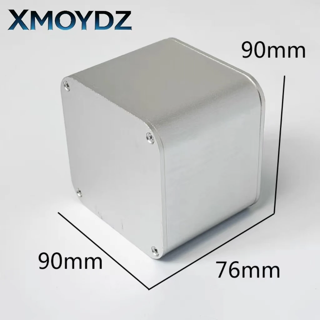 90*90*76mm All Aluminum Transformer Shield Cover Anodized Sandblasted HIFI Audio Tube Amp PSU DIY Cow Cover Chassis Enclosure