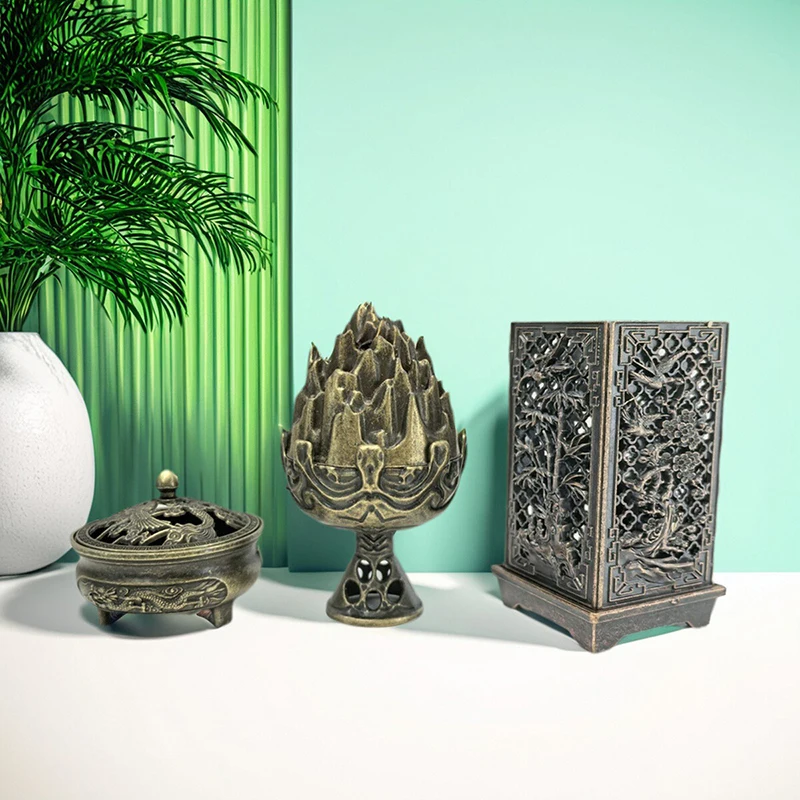 

Курильница для благовоний «Облака удачи» из сплава, для благовоний «Мерит и Орхидея», с антипригарными вставками, держатель для благовоний, декор для дома