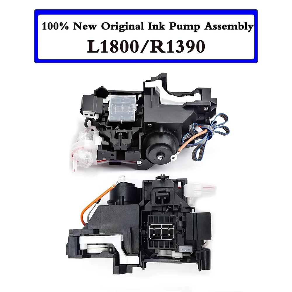 100% New Ink Pump Assembly Capping Station For Epson R1390 R1400 R1410 R1420 R1430 L1800 L1500 Cleaning Unit Assy 1555374-04