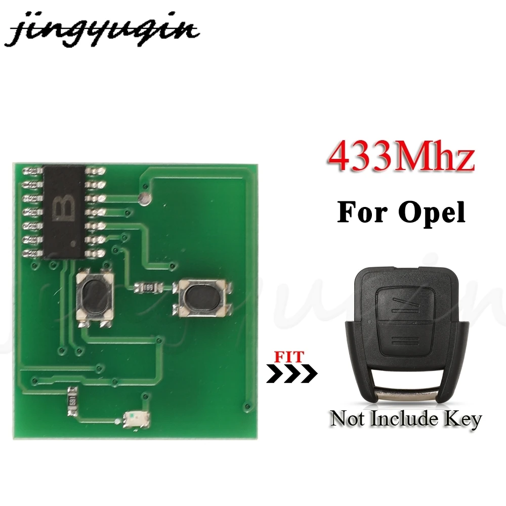 jingyuqin 2 Buttons Car Remote Key Circuit Board 434Mhz For Opel Zafira Astra g a Fod 93176615 BOSCH TS ASTRA System Only PCB