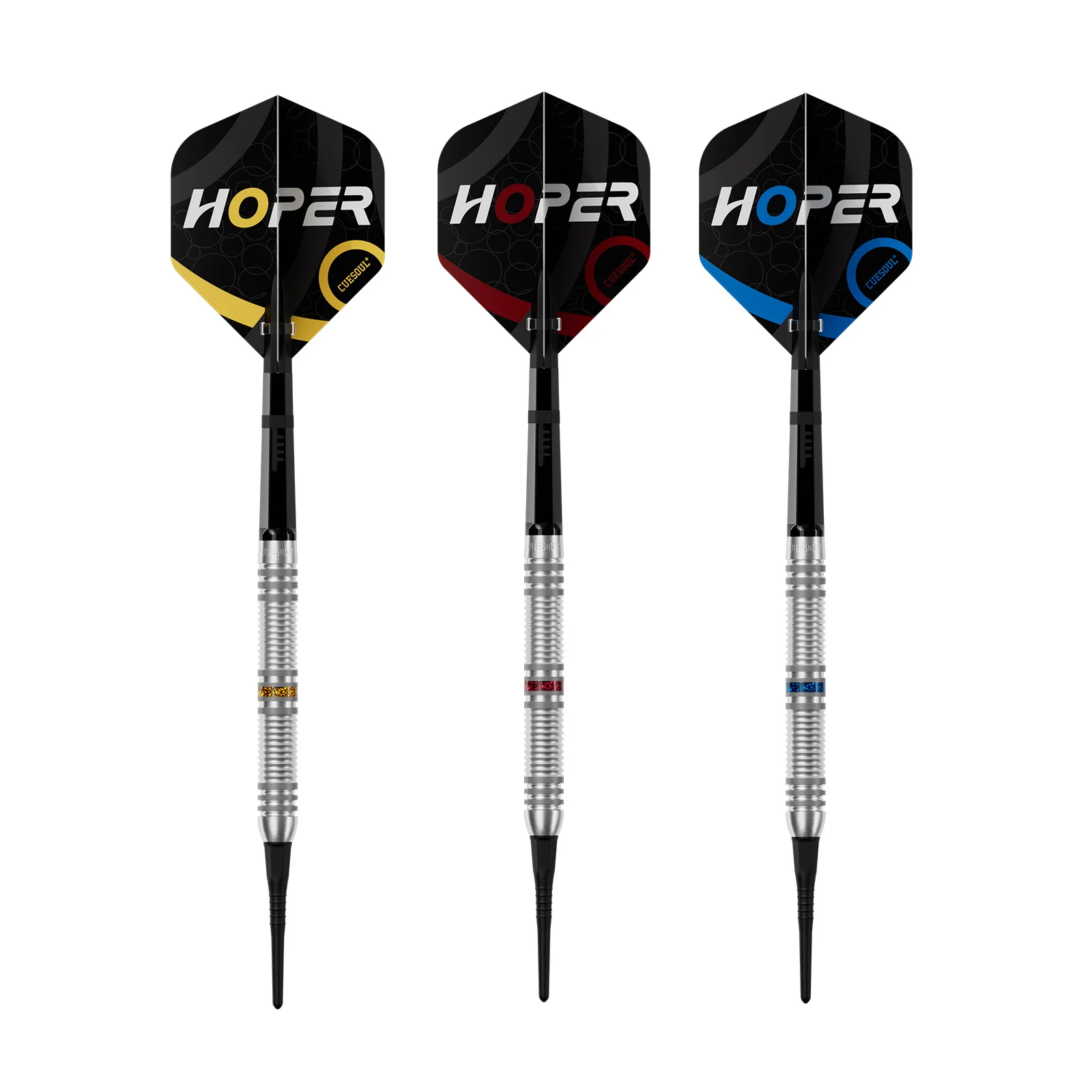 CUESOUL‘HOPER’ OTO Point for Both Steel Tip and Soft Tip 90% Tungsten Dart Set-19/21/23g