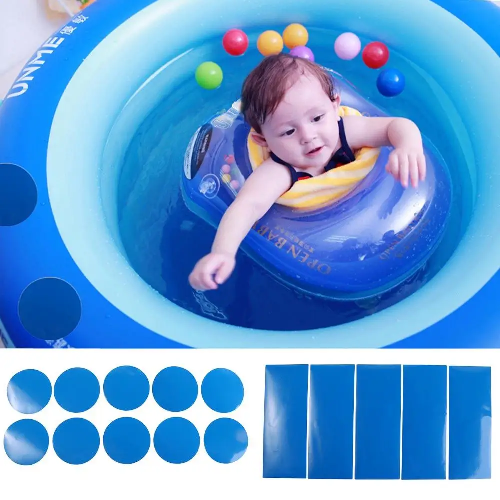 Self-Adhesive Pool Repair Patch Multifunctional Float Air Bed Swimming Pools Sticker Waterproof PVC Swimming Ring Repair Kit