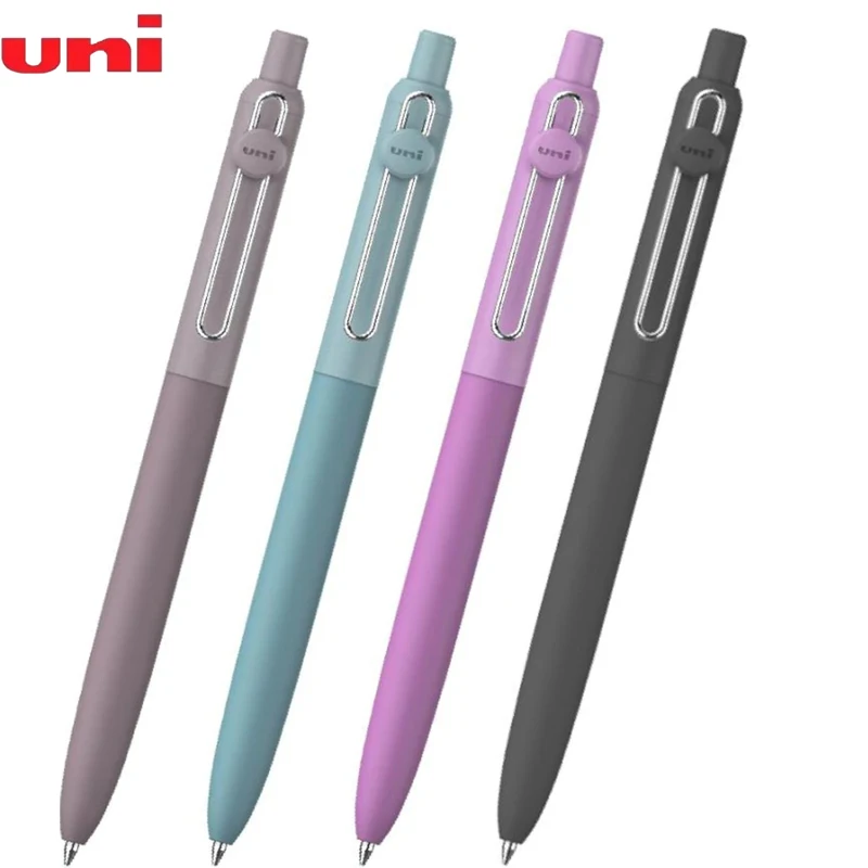 ألوان جديدة Uni Uniball Zento Standard حبر جل قلم الكرات الدوّارة 0.5 مللي متر/0.38 مللي متر حبر أسود قائم على الماء أقلام جل للكتابة فائقة النعومة