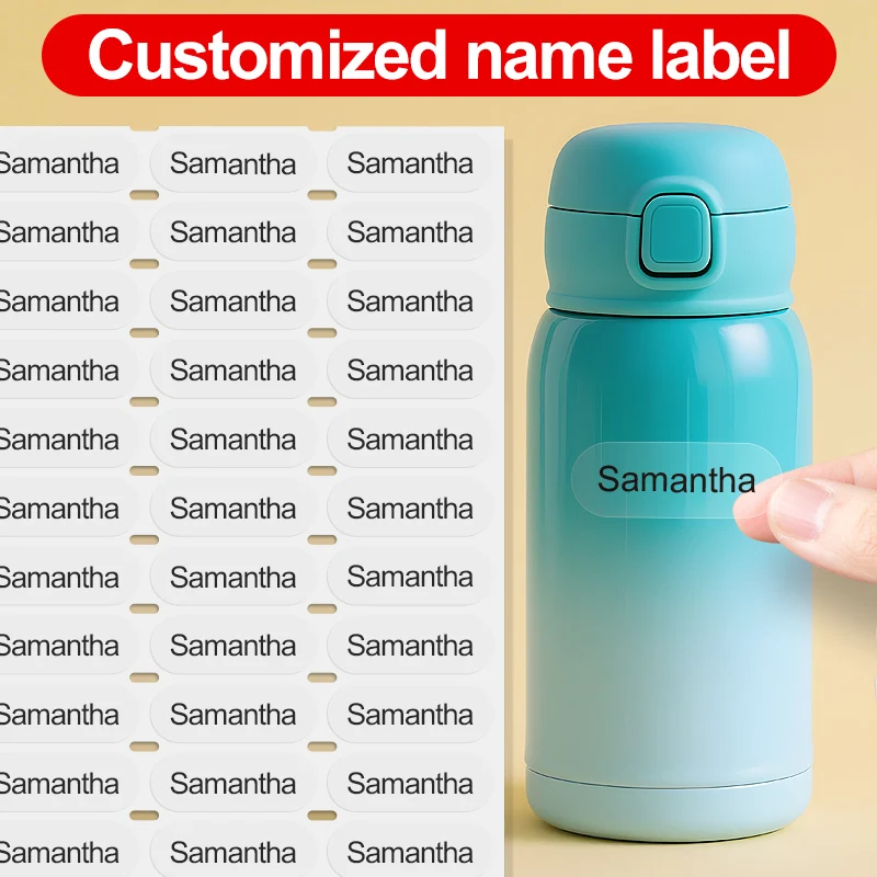 ‌Personalized Durable Name Stickers-Custom School Supplies,Waterproof Labels for Kids Backpacks,Sports Bottles & Crafts‌