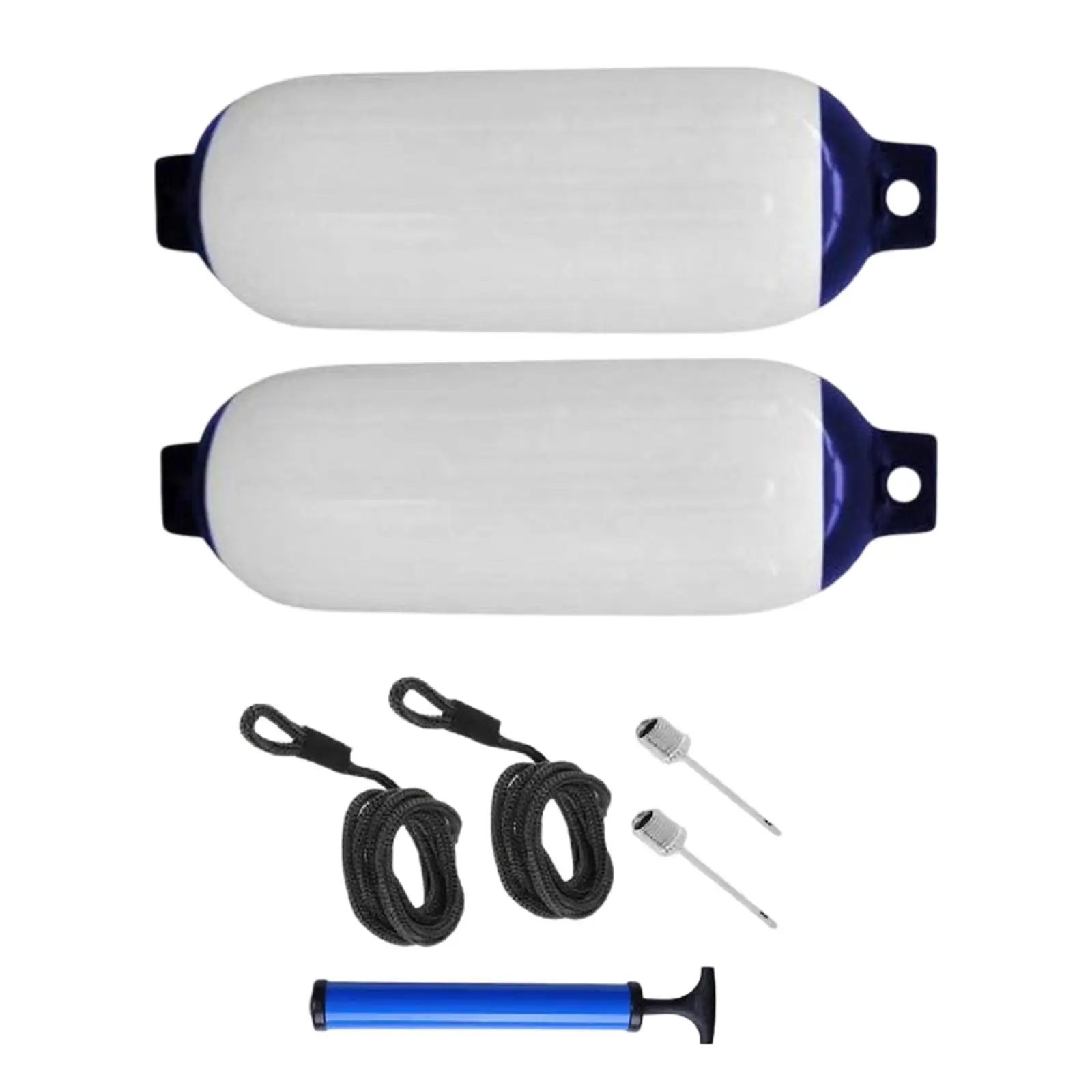 2 Pieces Marine Boat Fenders Boat Accessories Boat Bumpers Protector for Docking Sailboats Speedboat Pontoon Fishing Boats