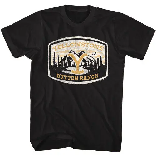 

Yellowstone Dutton Ranch Patch T-Shirt - Black