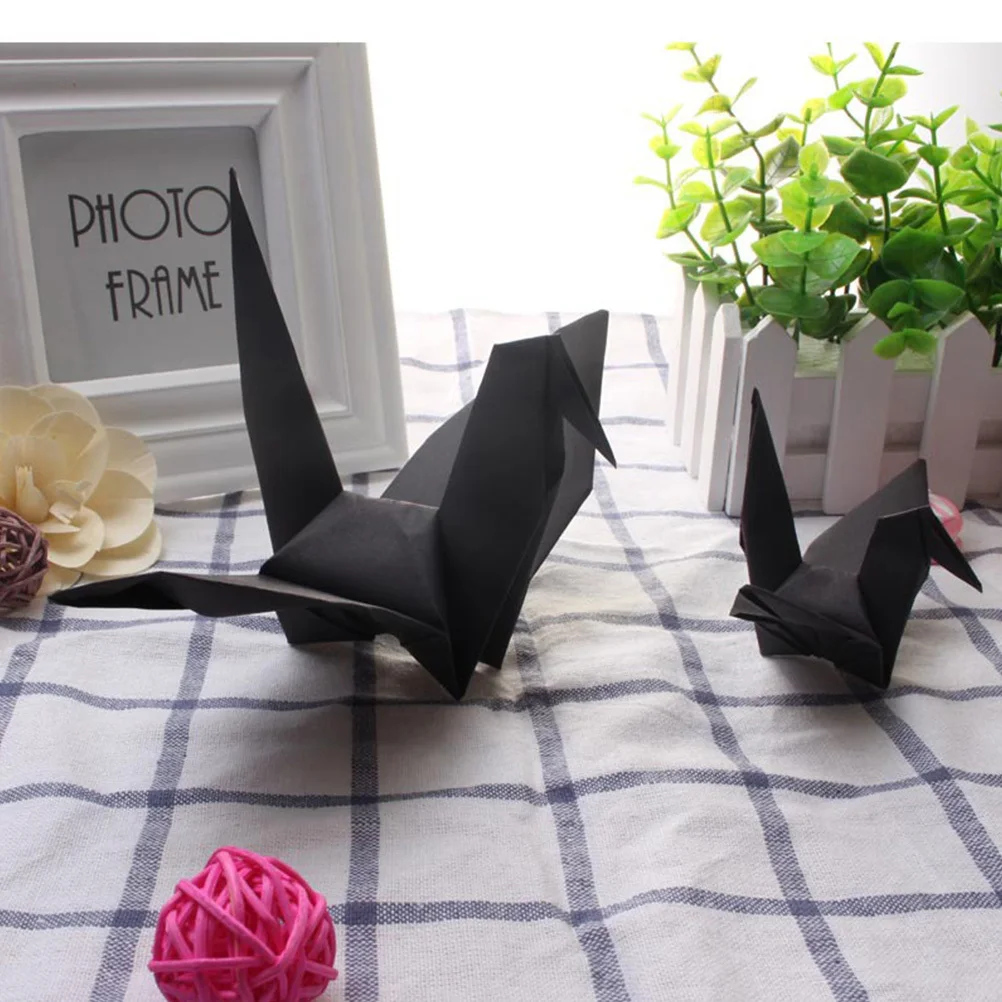 200 Sheets Square Folding Paper Origami Double Side DIY Craft Materials for Home School Kindergarten Origami Paper