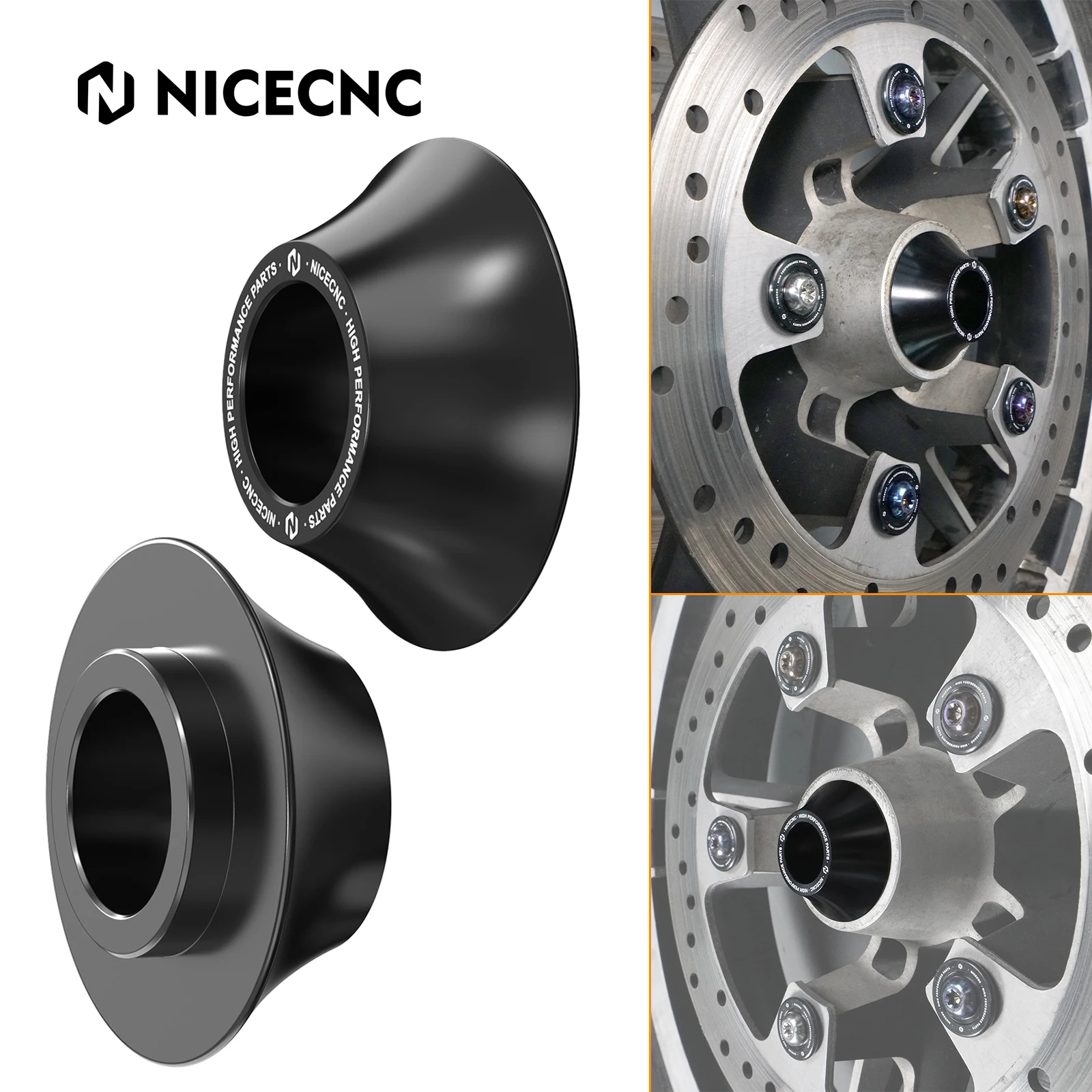 

Motorcycle Tapered Front Wheel Spacers Kit for Harley Street Glide FLHX 2014-2023 Street Glide Special FLHXS 2014-2019