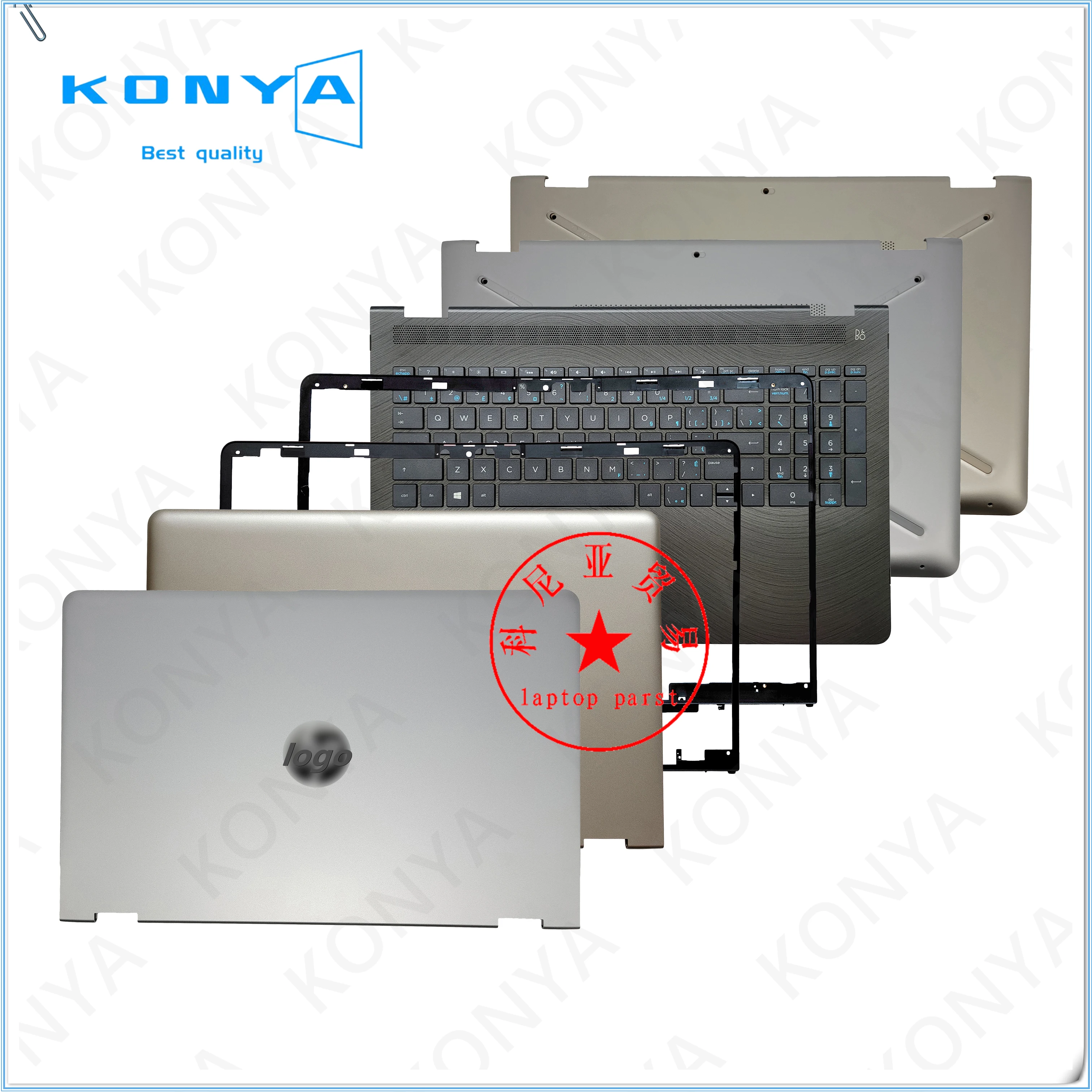 

Новая Оригинальная задняя крышка для ноутбука HP Pavilion X360 15-BR TPN-W126 Series/Передняя панель/Упор для рук/Нижняя крышка/клавиатура
